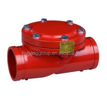 ductile iron grooved flap check valve